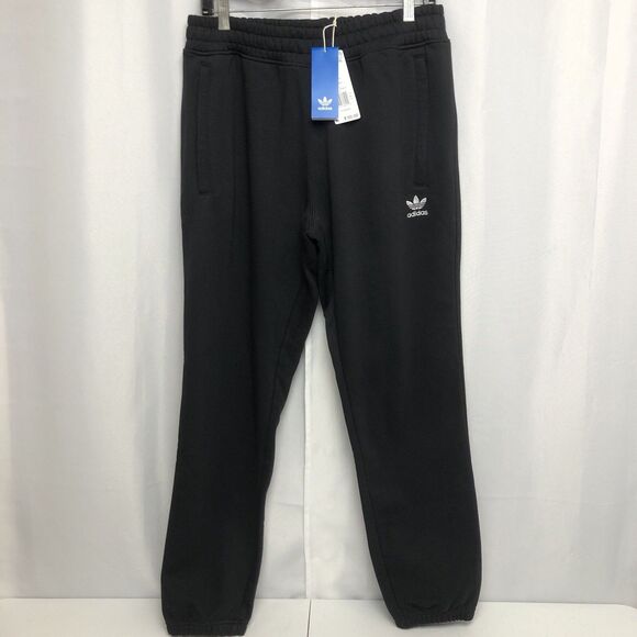 Adidas Men's Essentials Soft Sweat Fleece Training Pants Size Medium Black - Picture 1 of 11
